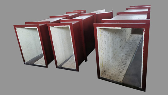 落煤管內(nèi)襯氧化鋁耐磨陶瓷